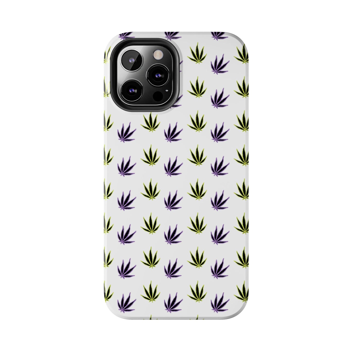 Green and Purple Leaves Case