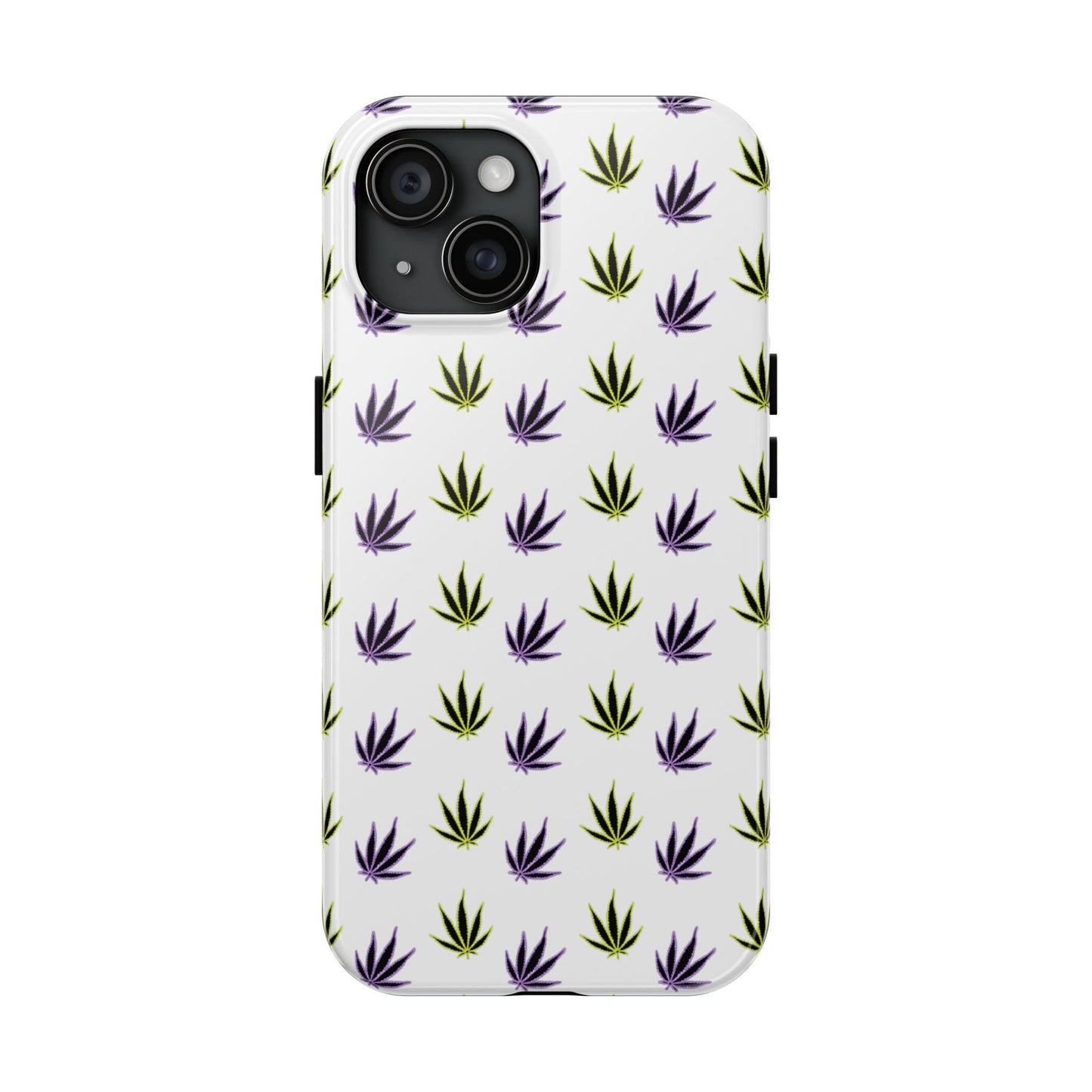 Green and Purple Leaves Case