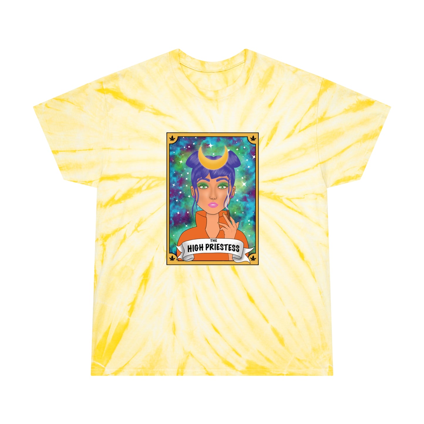 The High Priestess Tarot Tie-Dye