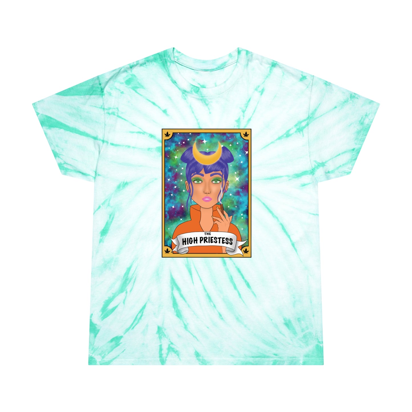 The High Priestess Tarot Tie-Dye