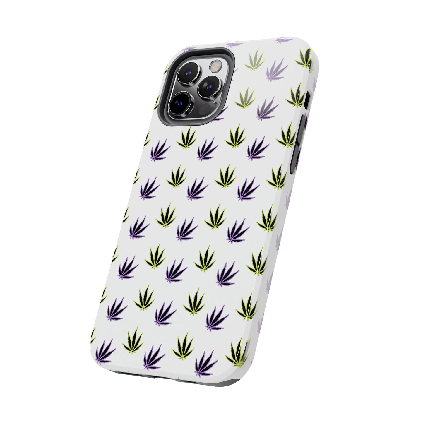 Green and Purple Leaves Case
