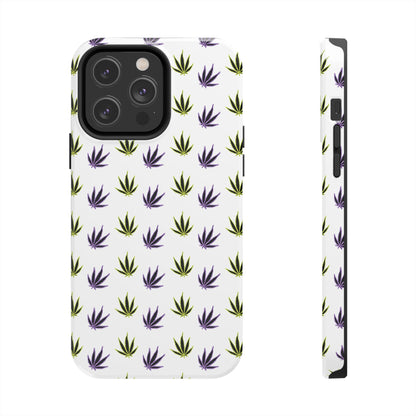 Green and Purple Leaves Case