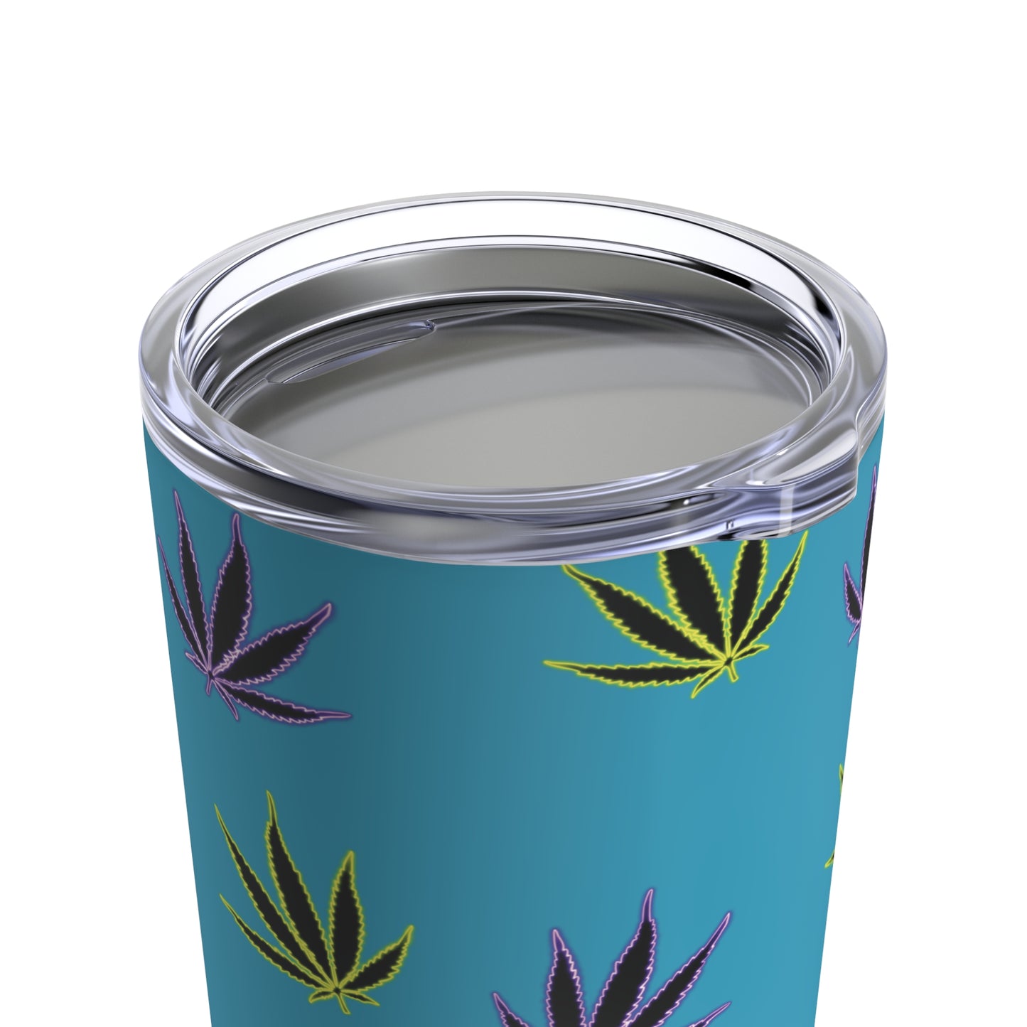 Green and Purple Leaves Tumbler