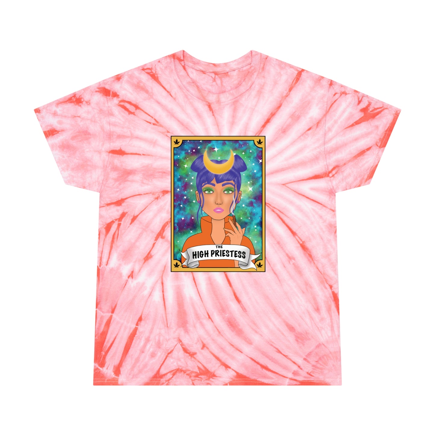 The High Priestess Tarot Tie-Dye