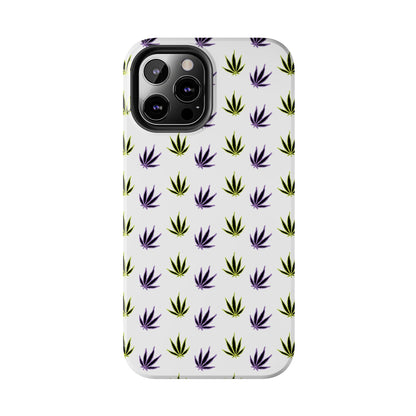 Green and Purple Leaves Case