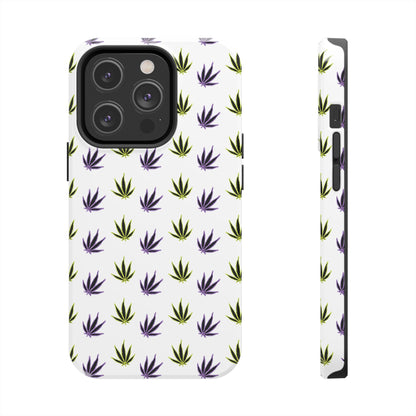 Green and Purple Leaves Case