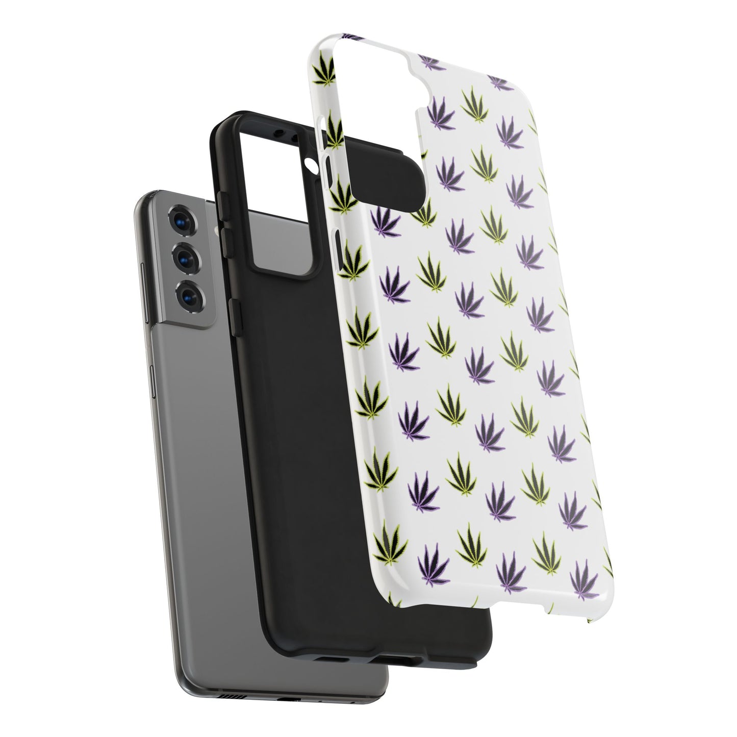 Green and Purple Leaves Case