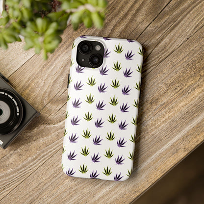 Green and Purple Leaves Case