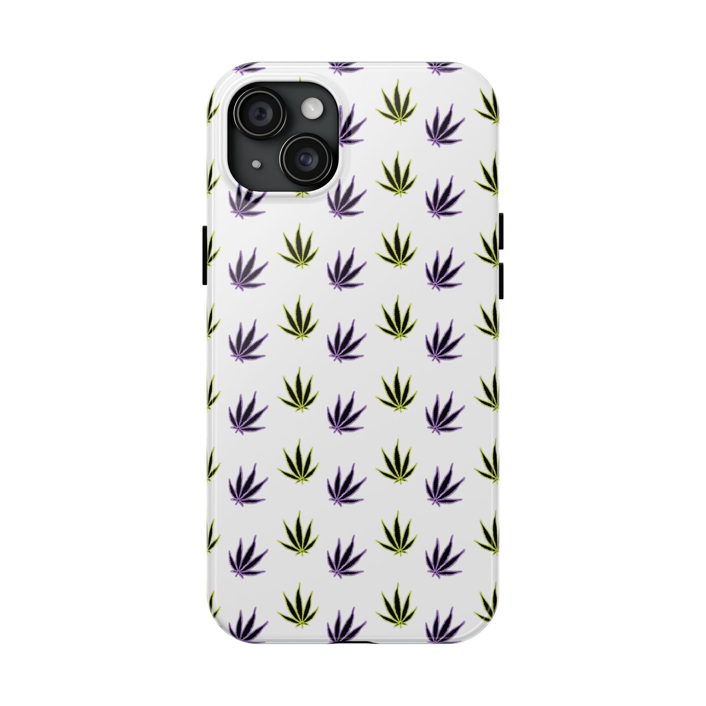 Green and Purple Leaves Case
