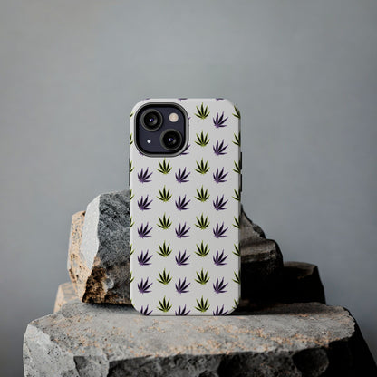 Green and Purple Leaves Case
