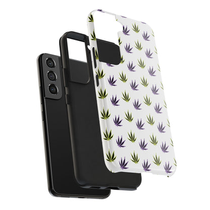 Green and Purple Leaves Case