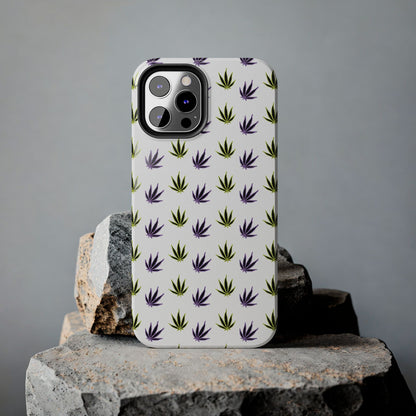 Green and Purple Leaves Case