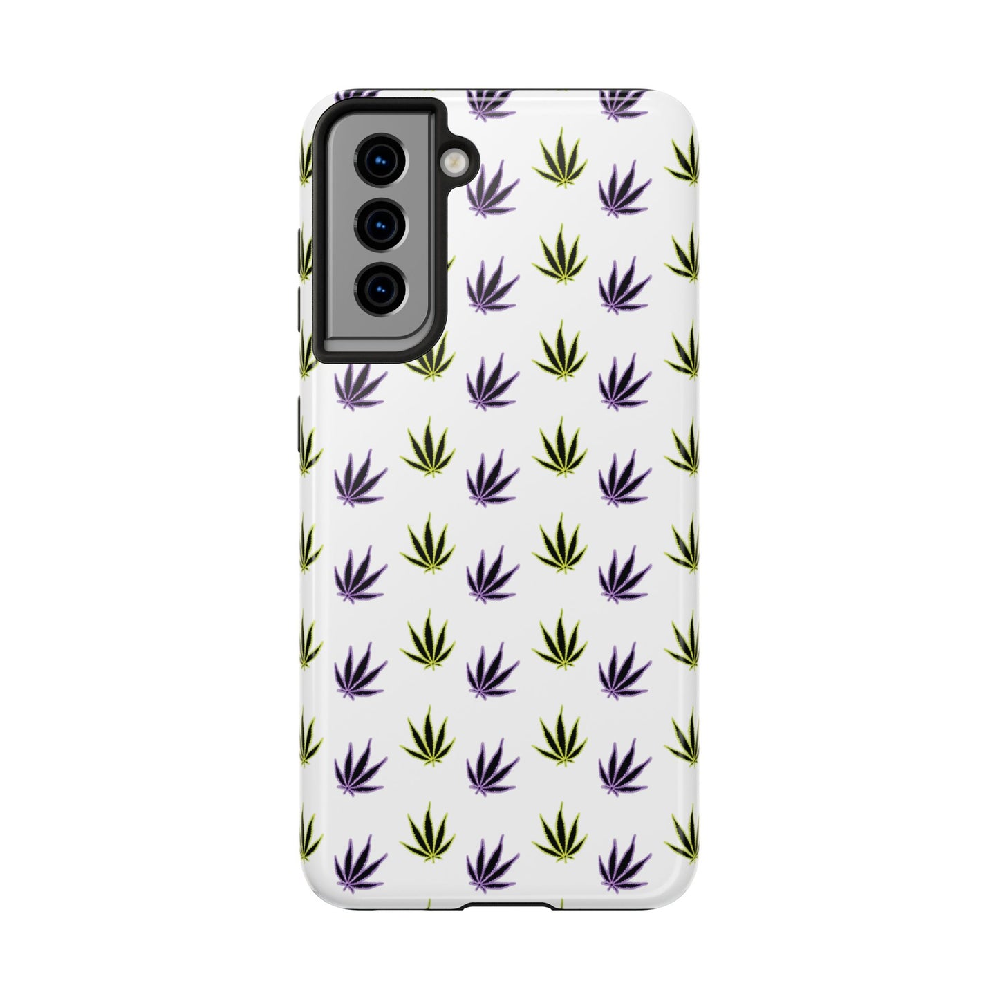 Green and Purple Leaves Case