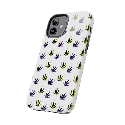 Green and Purple Leaves Case
