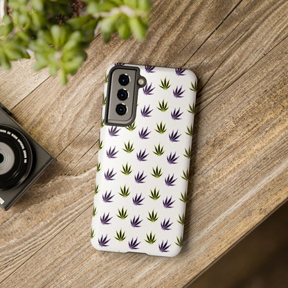 Green and Purple Leaves Case