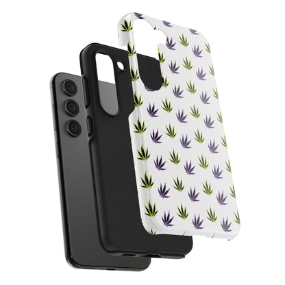 Green and Purple Leaves Case