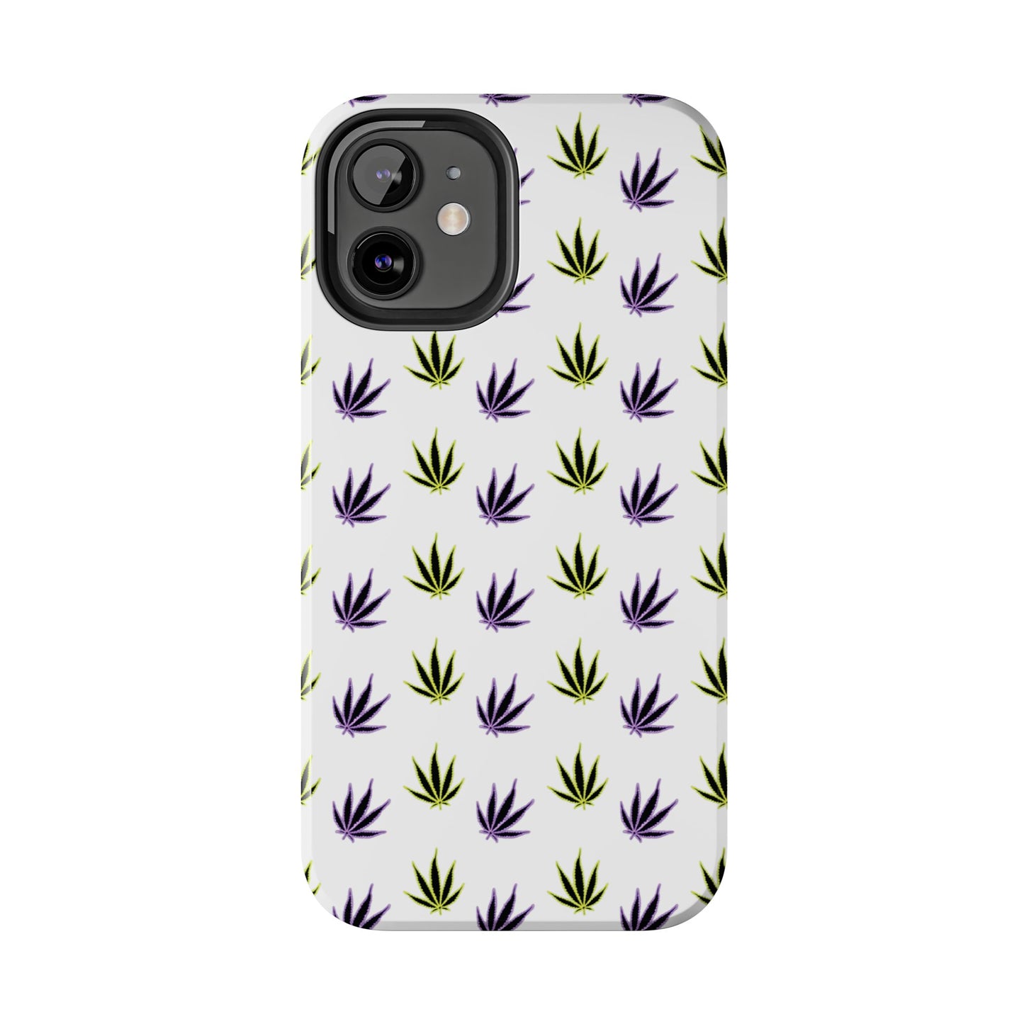 Green and Purple Leaves Case