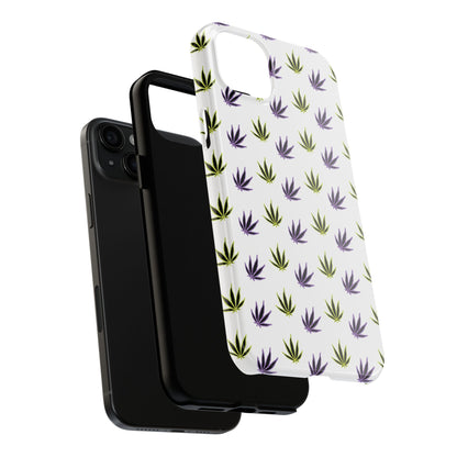 Green and Purple Leaves Case