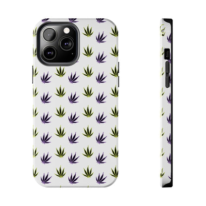 Green and Purple Leaves Case