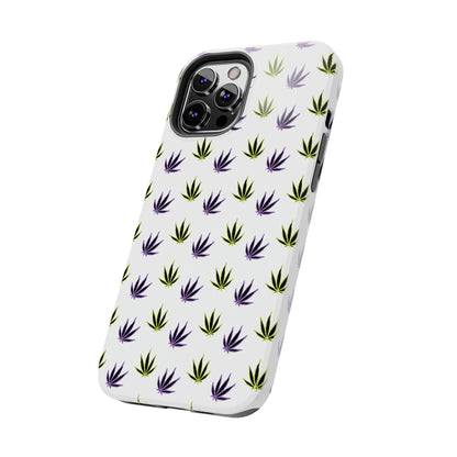 Green and Purple Leaves Case