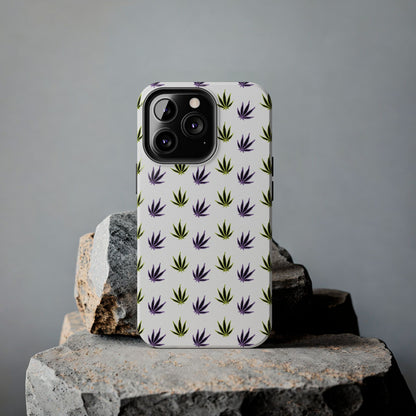 Green and Purple Leaves Case