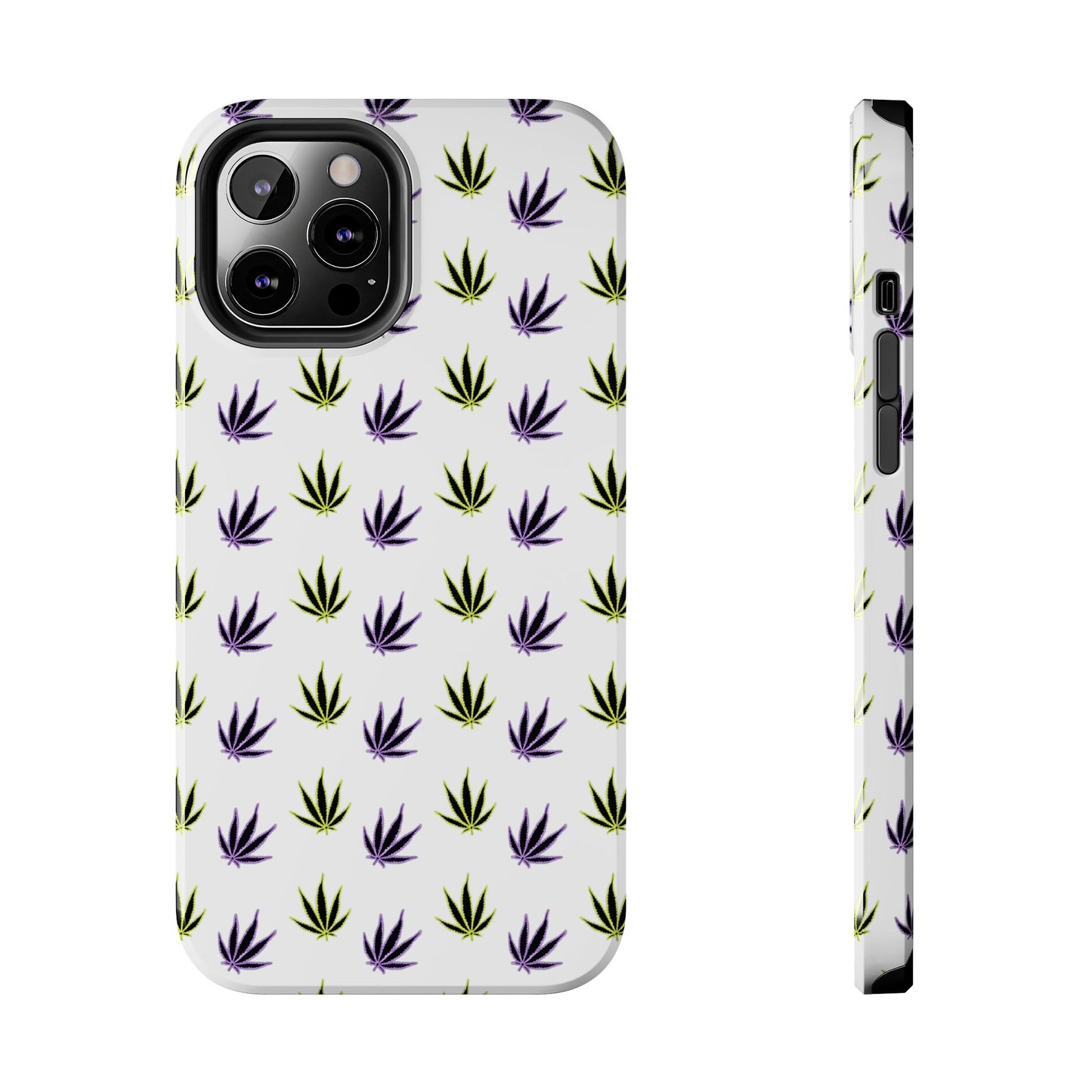 Green and Purple Leaves Case