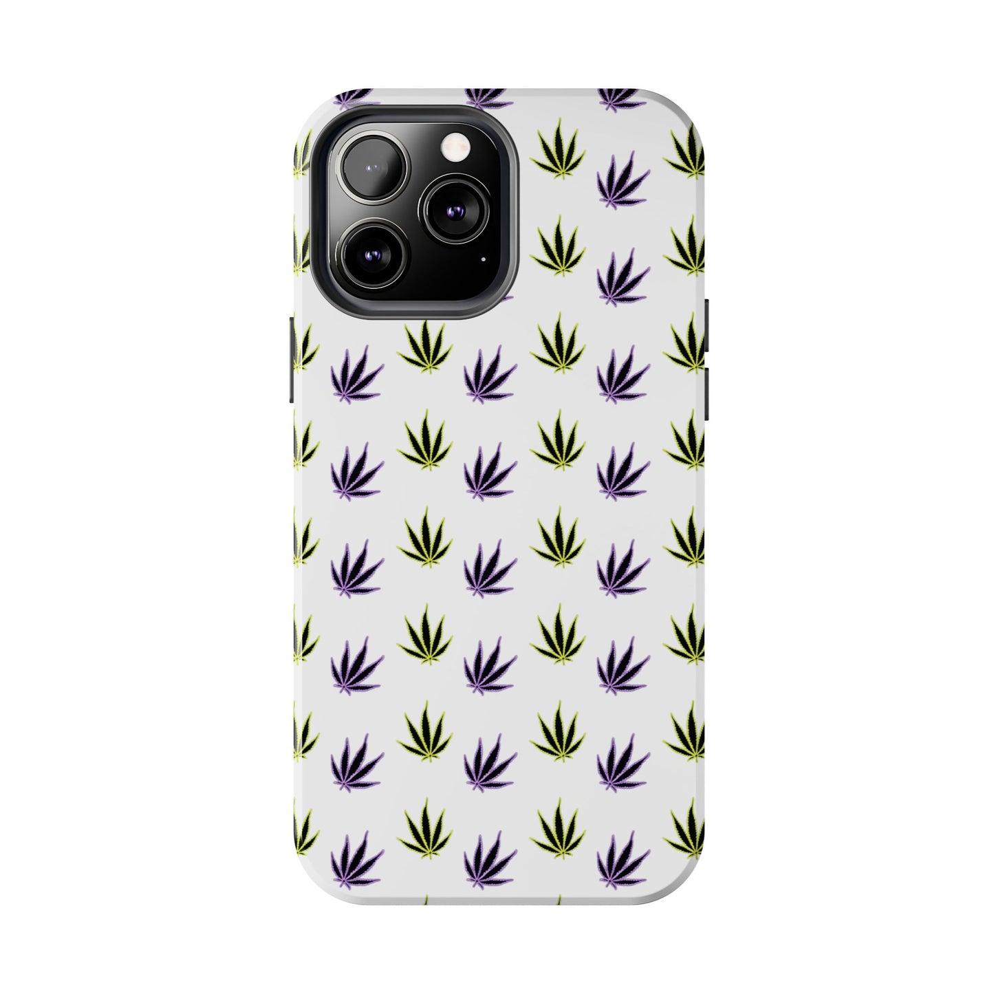 Green and Purple Leaves Case