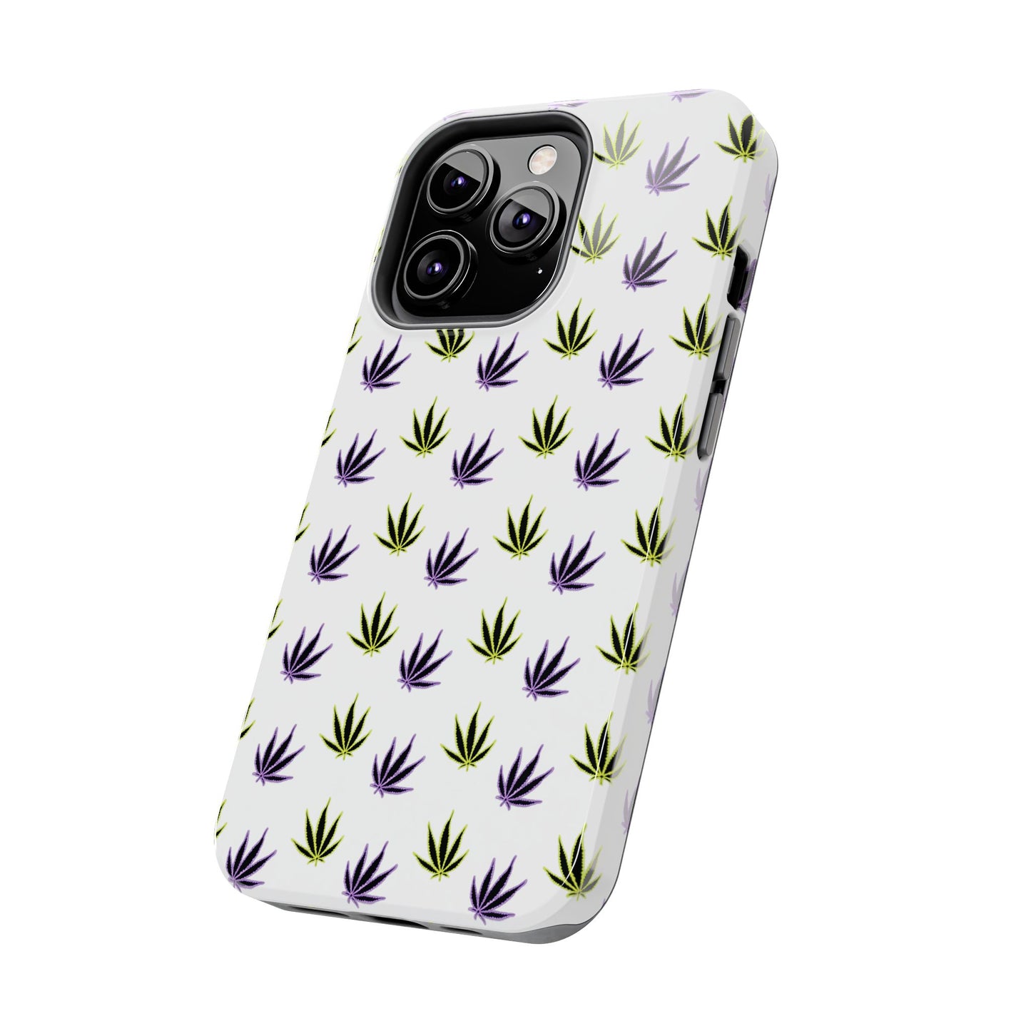 Green and Purple Leaves Case
