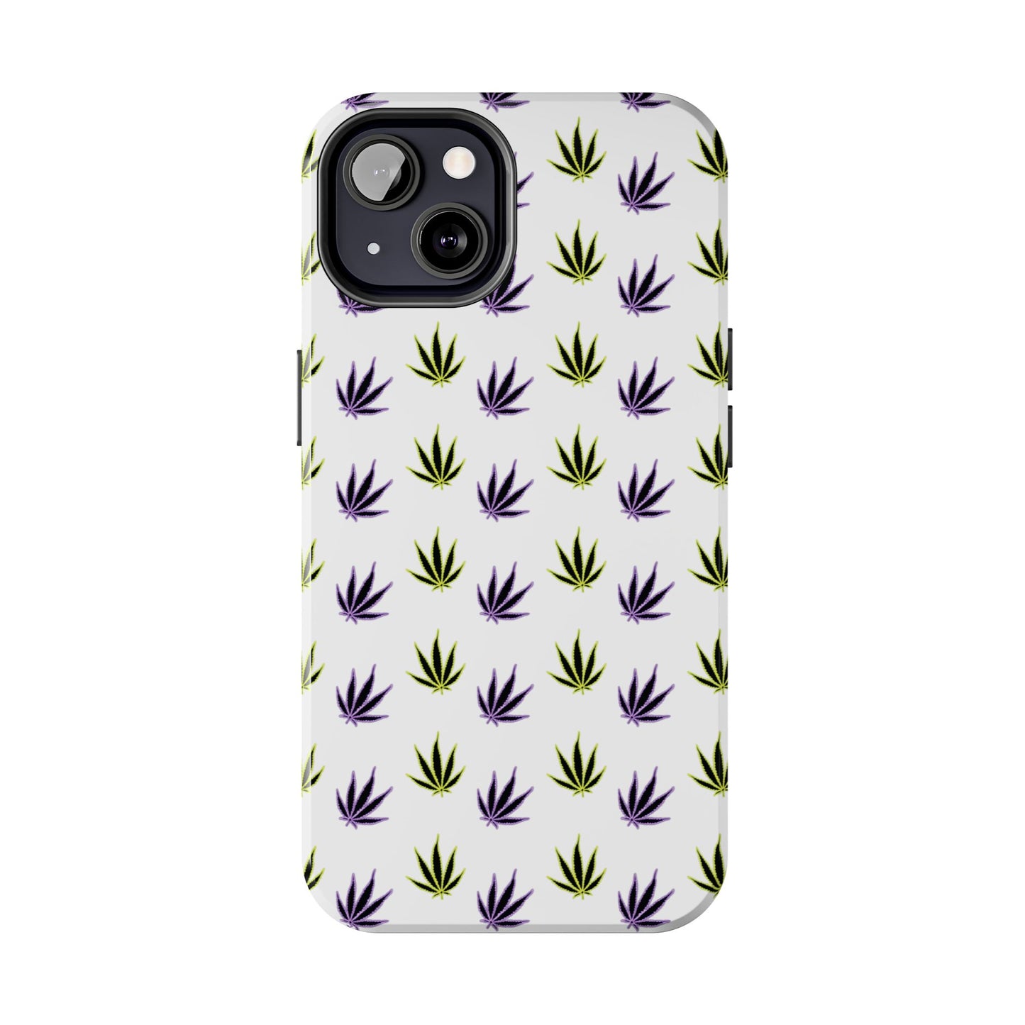 Green and Purple Leaves Case