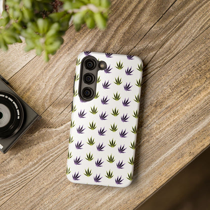 Green and Purple Leaves Case
