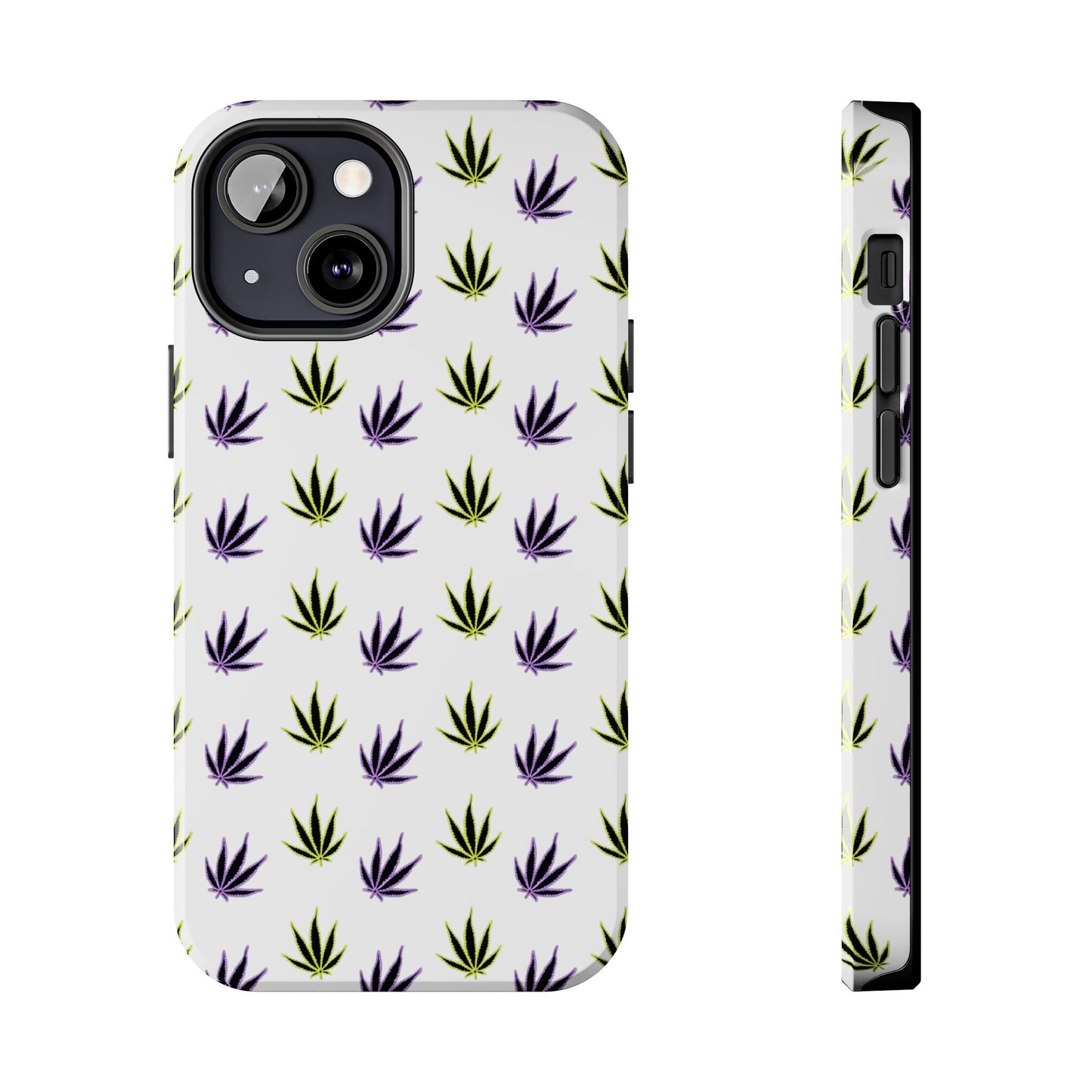 Green and Purple Leaves Case