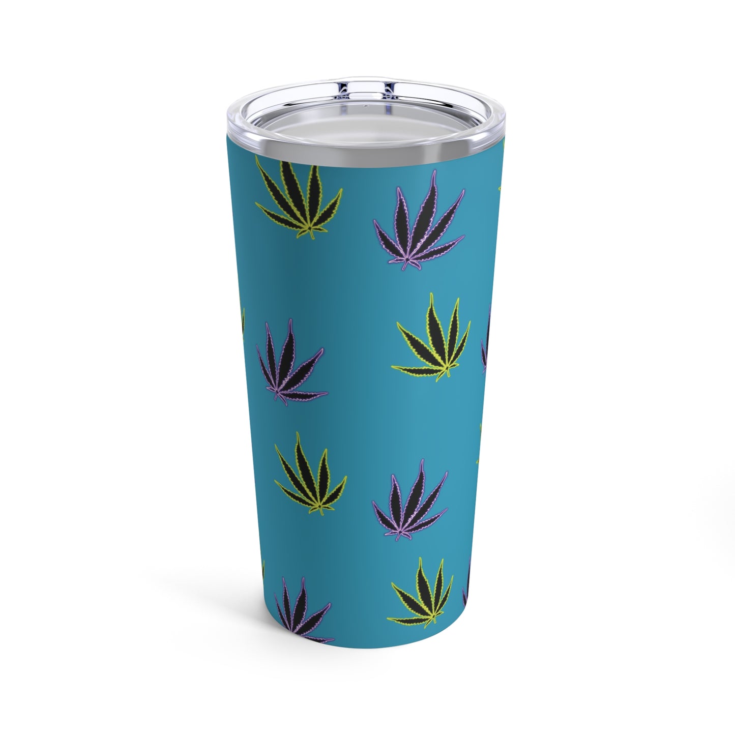 Green and Purple Leaves Tumbler