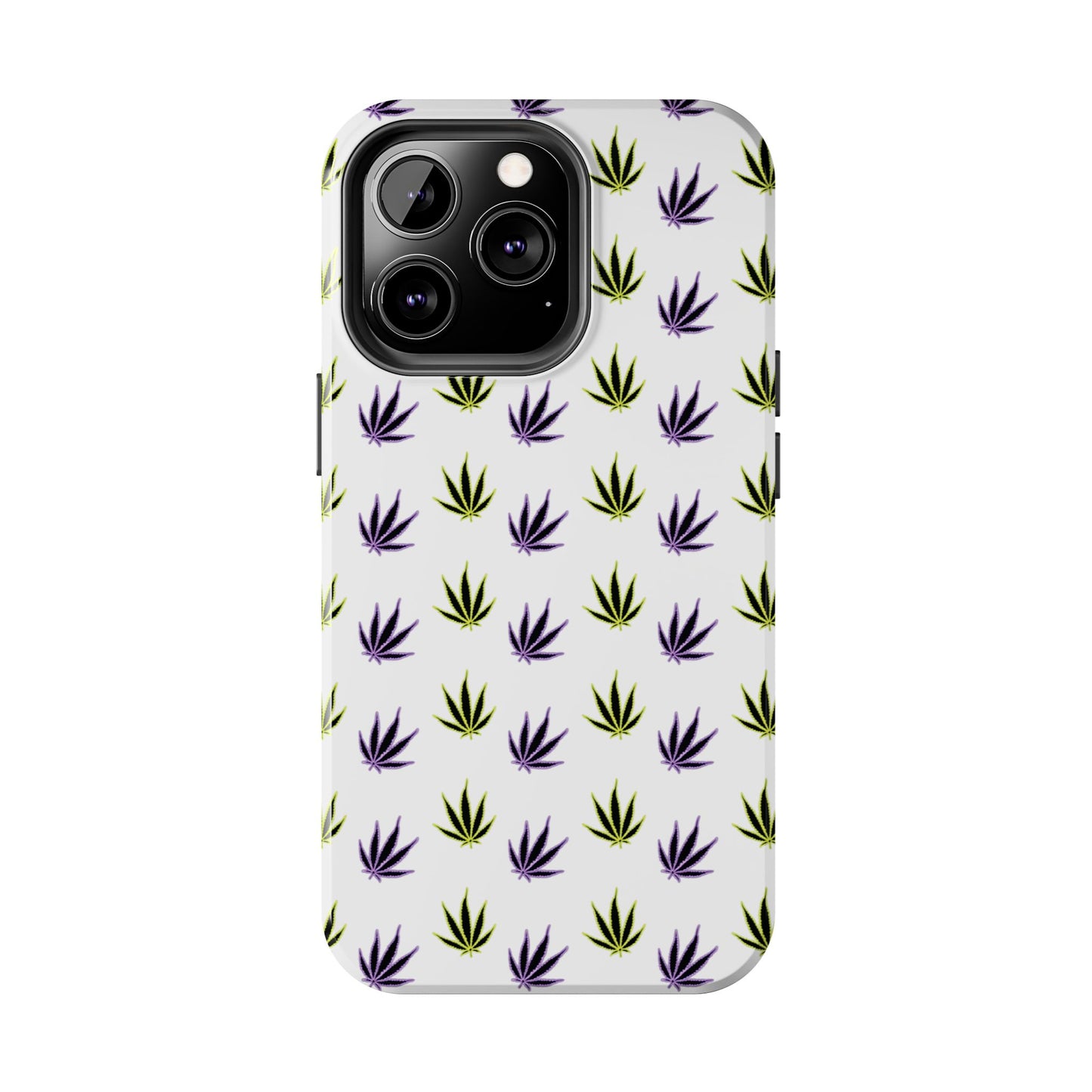 Green and Purple Leaves Case