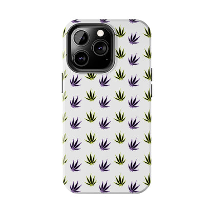 Green and Purple Leaves Case