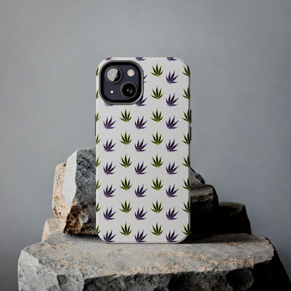 Green and Purple Leaves Case
