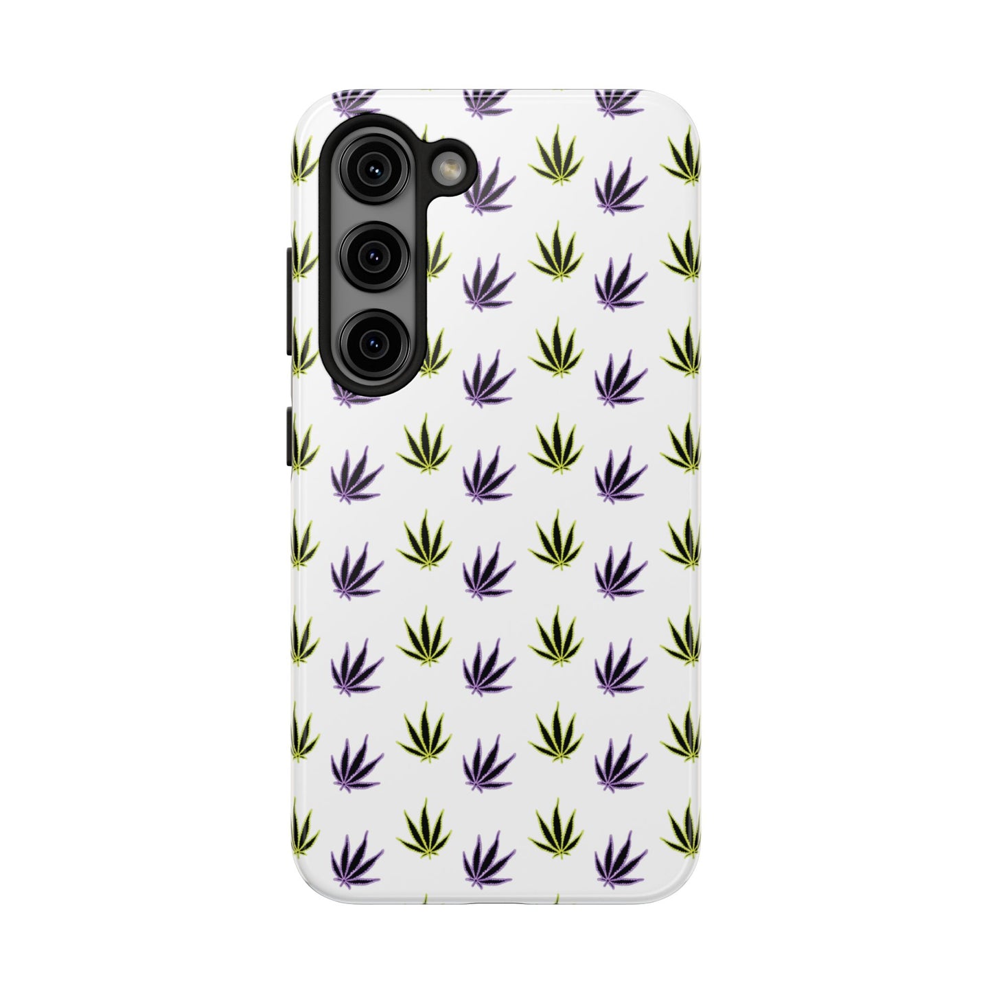 Green and Purple Leaves Case