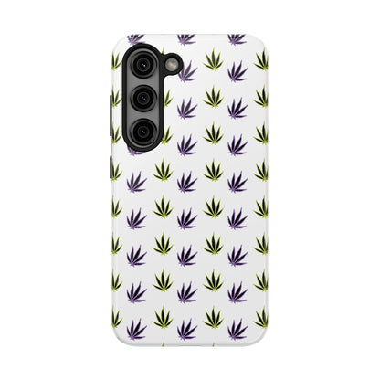 Green and Purple Leaves Case