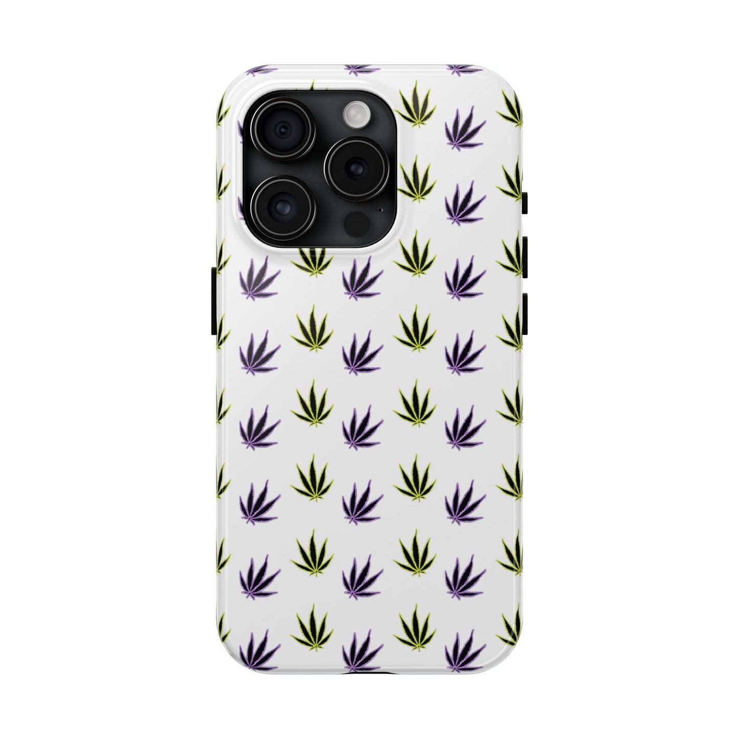 Green and Purple Leaves Case