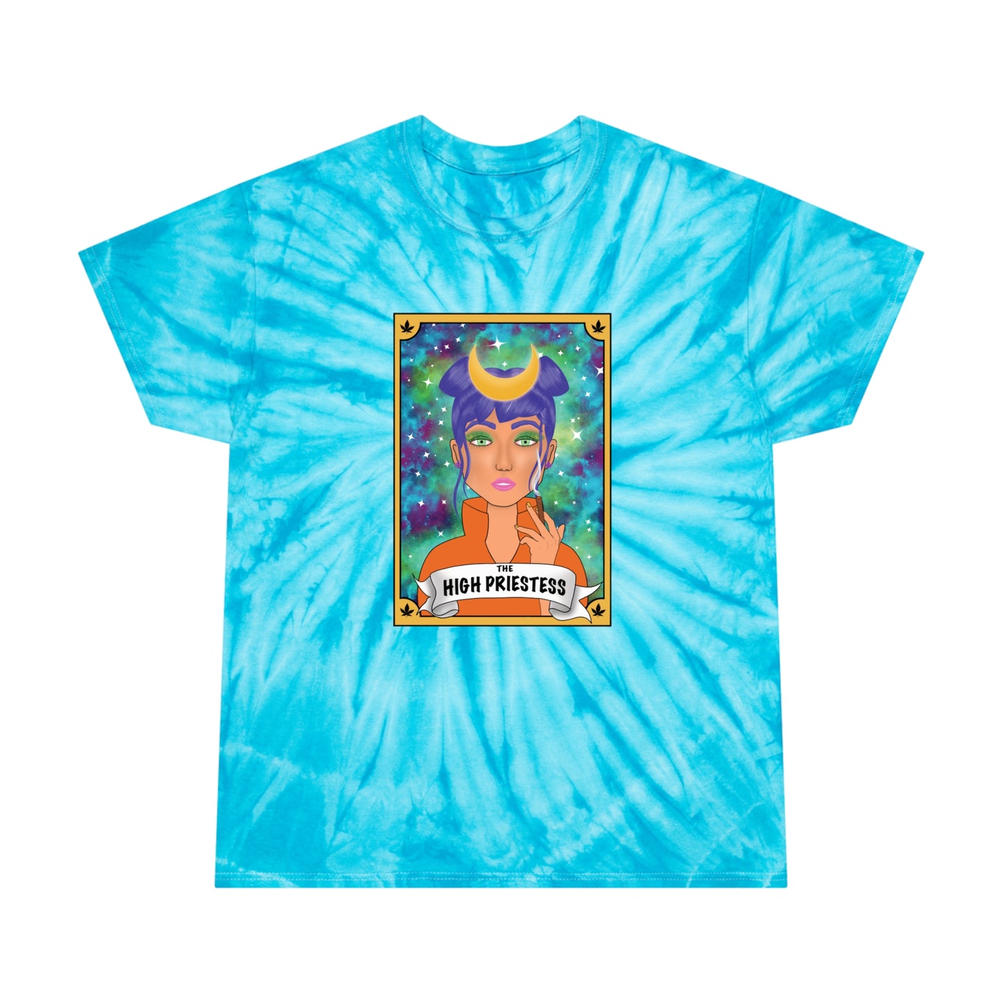 The High Priestess Tarot Tie-Dye