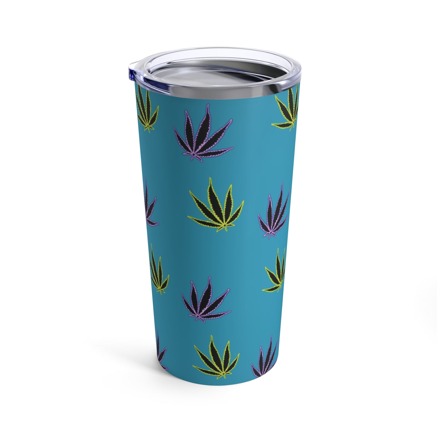 Green and Purple Leaves Tumbler