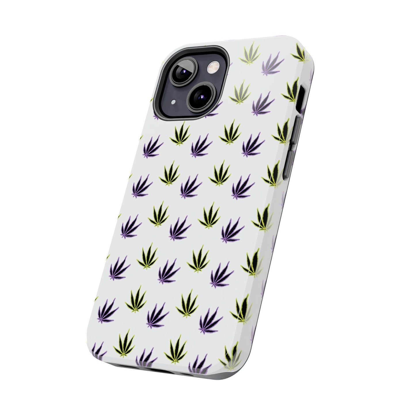 Green and Purple Leaves Case