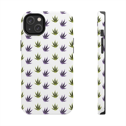 Green and Purple Leaves Case