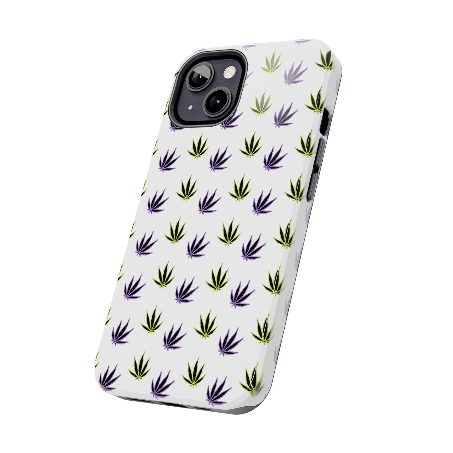 Green and Purple Leaves Case
