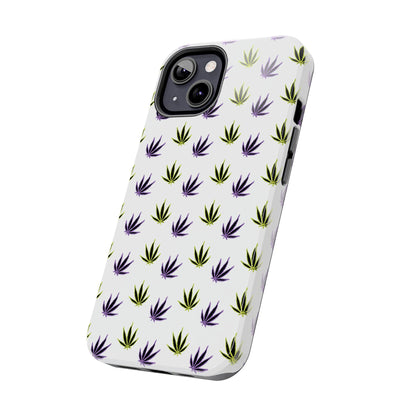 Green and Purple Leaves Case