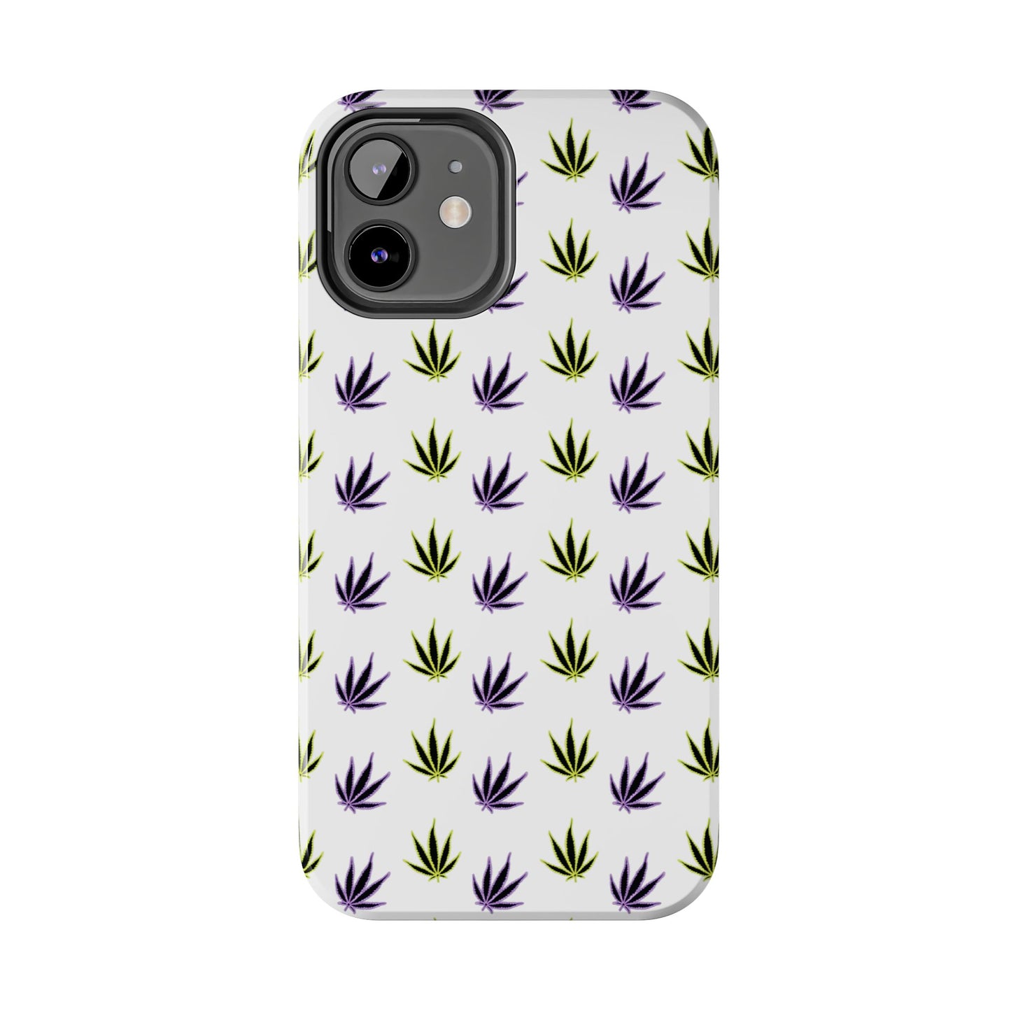 Green and Purple Leaves Case