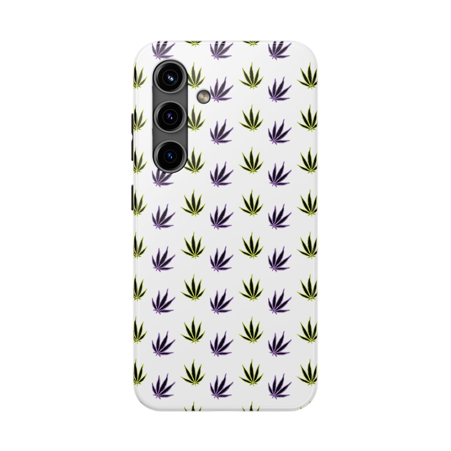 Green and Purple Leaves Case