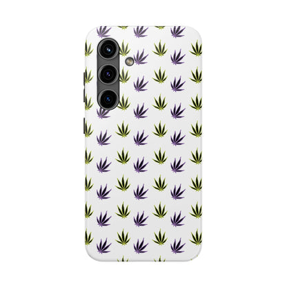 Green and Purple Leaves Case