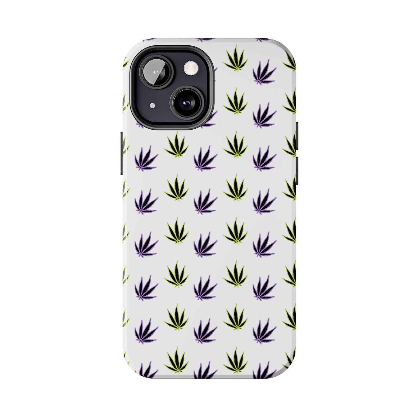Green and Purple Leaves Case