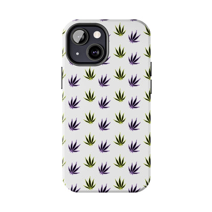Green and Purple Leaves Case