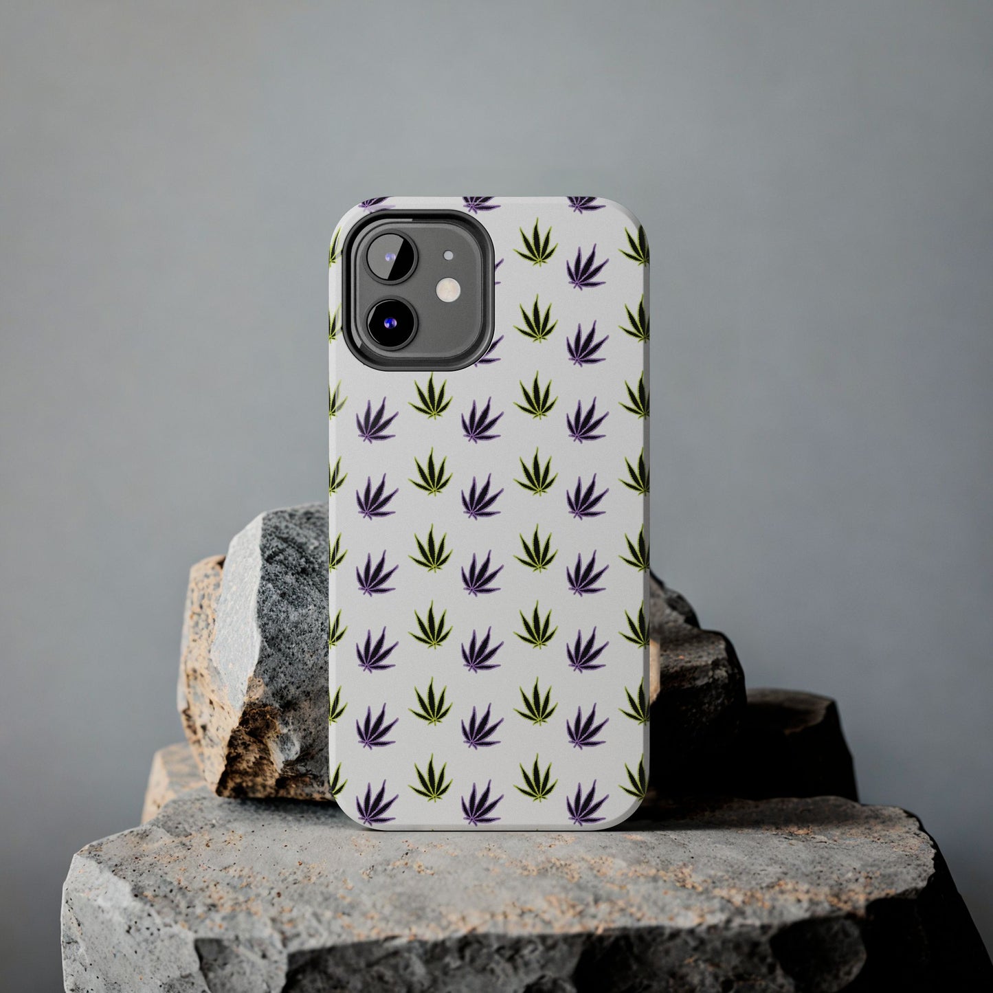 Green and Purple Leaves Case